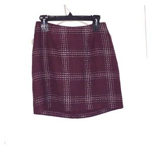 Plaid skirt